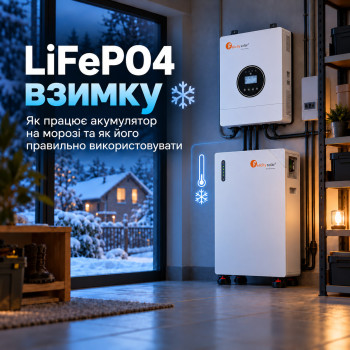 LiFePO4 зимой: что происходит с аккумулятором при низких температурах и как правильно его эксплуатировать
