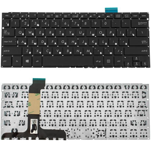 Клавіатура для ноутбука ASUS (UX360CA, UX360CAK ) rus, black, без фрейма