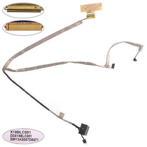 Шлейф матрицы для ноутбука HP (Pavilion: 17-G, 17-G121WM, 17-G179NB), 30pin (ddx18blc001)