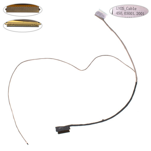 Шлейф матрицы для ноутбука Dell (Inspiron: 3552, 3551, 3558, 3559), eDP, non touch (450.03001.2001)