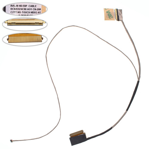 Шлейф матрицы для ноутбука Dell (Inspiron: 5558, 3558, 5555), 30 pin (DC020024c00)