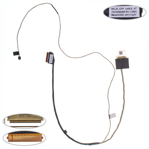 Шлейф матрицы для ноутбука Dell (Inspiron: 5565, 5567) non touch, 30pin (DC02002I800)