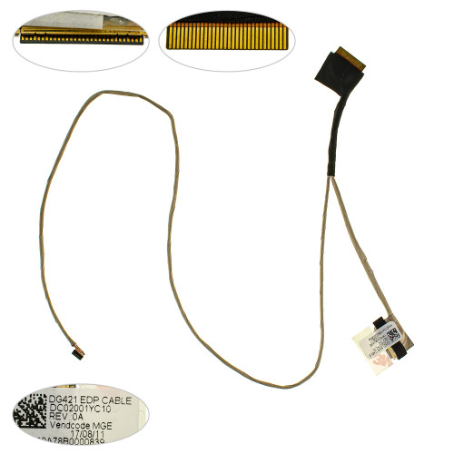 Шлейф матриці для ноутбука Lenovo (IdeaPad: 320-14IAP, 320-14ISK, 520-14)   (dc02001yc00)