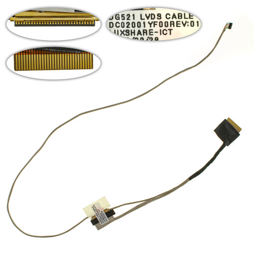 Шлейф матрицы для ноутбука Lenovo (IdeaPad: 320-15IAP, 320-15IABR), non touch, 30pin (dc02001yf10)