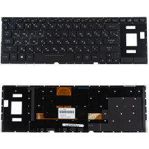 Клавиатура для ноутбука ASUS (GX531 series) rus, black, без фрейма, подсветка клавиш (RGB)