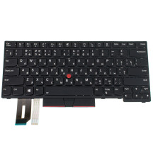 Клавіатура для ноутбука LENOVO (ThinkPad: E480, L380) rus, black