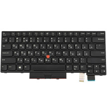 Клавіатура для ноутбука LENOVO (ThinkPad: T480) rus, black
