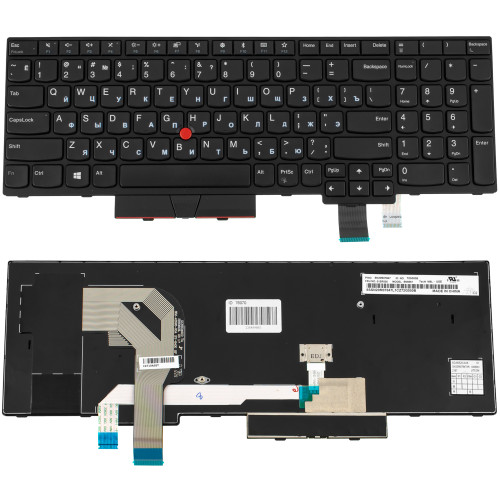 Клавиатура для ноутбука LENOVO (ThinkPad: T570, T580) rus, black