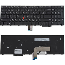 Клавіатура для ноутбука LENOVO (ThinkPad: E570, E575) rus, black