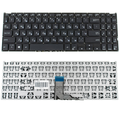 Клавіатура для ноутбука ASUS (X512 series) rus, black, без фрейма
