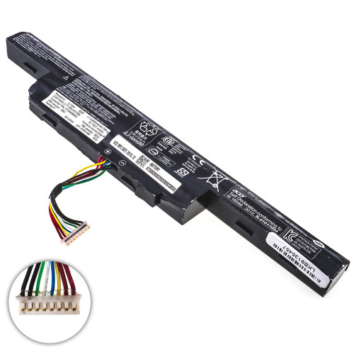 Оригінальна батарея для ноутбука ACER AS16B8J (Aspire F5-573G, E5-575G) 11.1V 5600mAh 61.3Wh Black