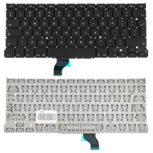 Клавіатура для ноутбука APPLE (MacBook Pro Retina: A1502 (2013-2015)) eng, black, BIG Enter