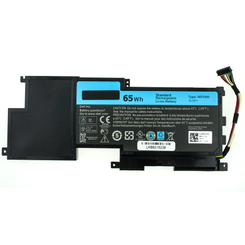 Оригінальна батарея для ноутбука DELL W0Y6W (XPS: 15-L521x series) 11.1V 5700mAh 65Wh Black