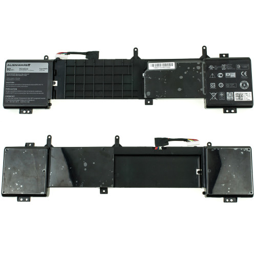 Оригинальная батарея для ноутбука DELL 6JHDV (Alienware 17 R2, Alienware 17 R3, P43F) 14.8V 6000mAh 92Wh Black