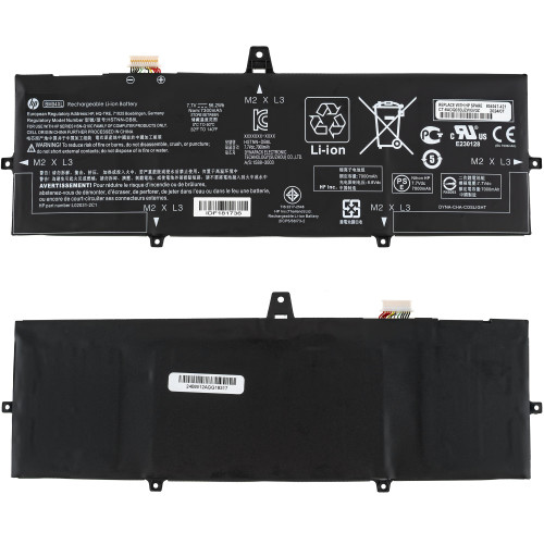 Оригінальна батарея для ноутбука HP BM04XL (EliteBook X360 1030 G3, 1030 G4) 7.7V 7300mAh 56Wh Black