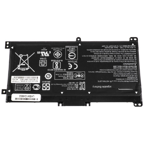 Оригинальная батарея для ноутбука HP BK03XL (Pavilion X360: 14-BA000 series) 11.55V 3615mAh 41.7Wh Black