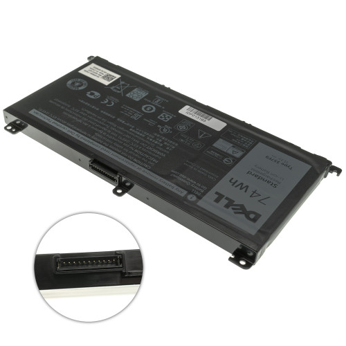 Оригинальная батарея для ноутбука DELL 357F9 (Inspiron 15 7559, 15 7566, 15 7567) 11.1V 74Wh Black