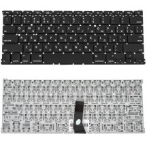 Клавиатура для ноутбука APPLE (MacBook Air: A1369, A1466 (2011-2017)) rus, black, SMALL Enter