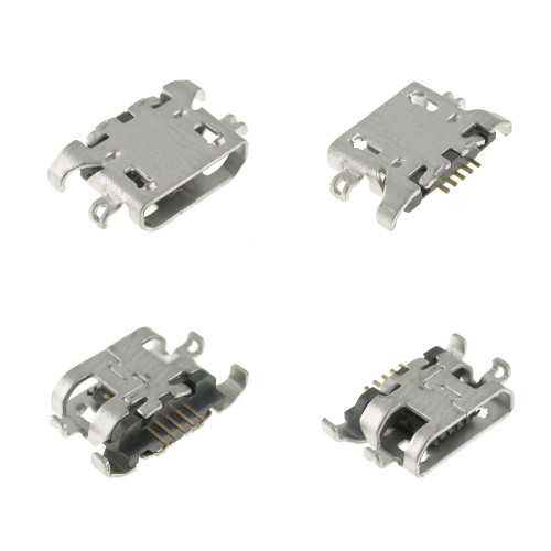Разъем зарядки MicroUSB 5pin MC-125 для Lenovo A670T, S650, S720, S820, A859, A830, A850, P780, A319, A536, оригинал
