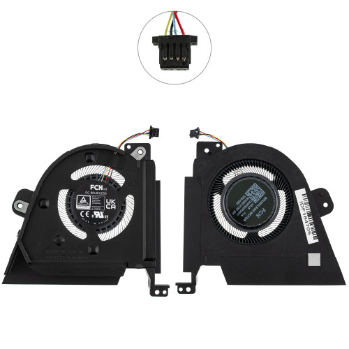 Оригінальний вентилятор для ноутбука Asus ROG Zephyrus Duo (GX650PI, GX650PV, GX650PY) 12V, CPU Fan