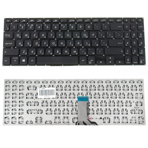 Клавиатура для ноутбука ASUS (X530 series) rus, black, без фрейма (ОРИГИНАЛ)