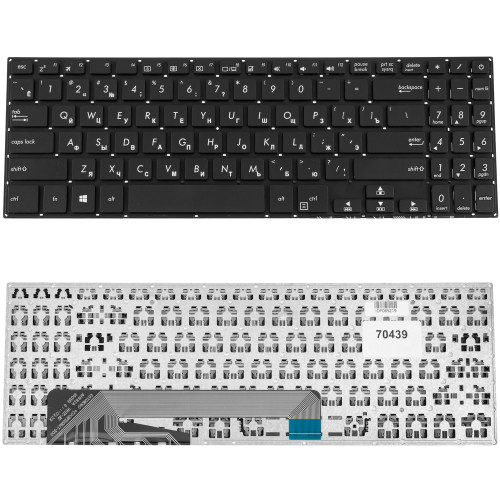 Клавиатура для ноутбука ASUS (X560 series) rus, black, без фрейма