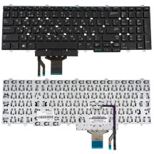 Клавіатура для ноутбука DELL (Latitude: E5550, E5570) rus, black, без фрейма