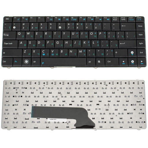 Клавіатура для ноутбука ASUS (K40, F82, P80, P81, X8 series), rus, black (chiclet)