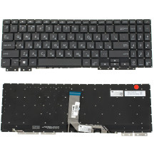 Клавиатура для ноутбука ASUS (UX562 series) rus, black, без фрейма, подсветка клавиш