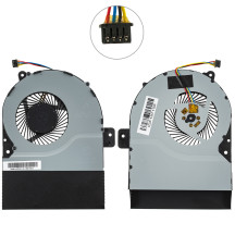 Оригинальный вентилятор для ноутбука ASUS X751LB, X751LDB, X751LJ, DC 5V 0.40A, 4pin (DELTA KSB0705HBA01) (Кулер)