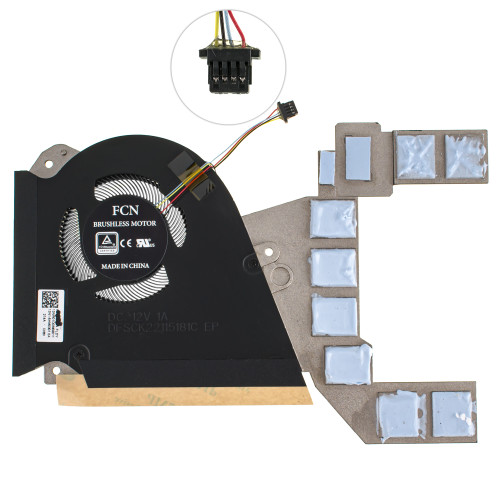 Орігинальний вентилятор+радиатор для ноутбука ASUS GX531GX (GPU FAN), GX531GW (13NR01D0M08011)(Кулер)