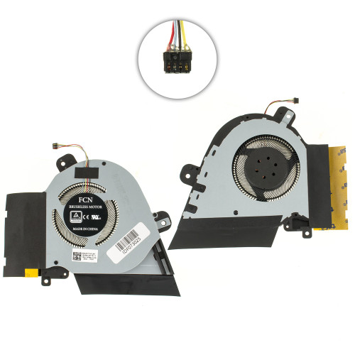 Оригінальний вентилятор для ноутбука ASUS GX502GW (CPU FAN), GX502GV, 12V !!! (13NR01V0T13111)(Кулер)