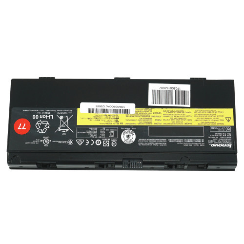 Оригінальна батарея для ноутбука LENOVO 00NY492 (ThinkPad: P50, P51, P52 series) 15.2V 4360mAh 66Wh Black