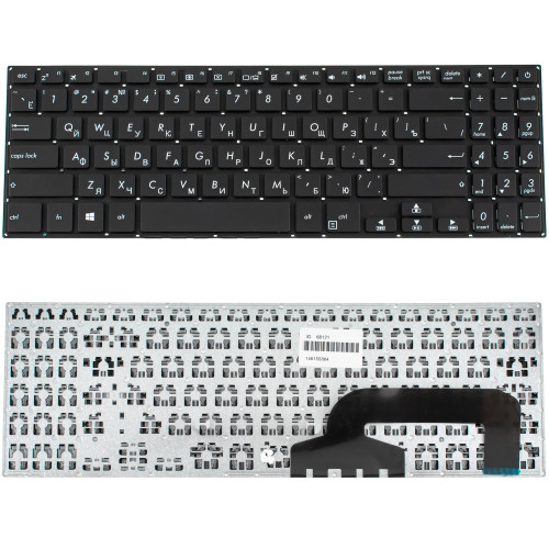 Клавіатура для ноутбука ASUS (X507 series) rus, black, без фрейма (оригінал)