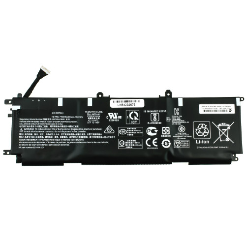 Оригінальна батарея для ноутбука HP AD03XL (Envy: 13-AD series) 11.55V 4450mAh 51.4Wh Black
