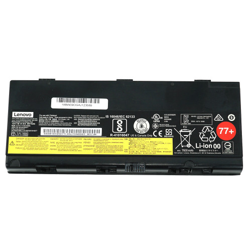 Оригінальна батарея для ноутбука LENOVO 01AV477 (ThinkPad: P50, P51, P52 series) 11.25V 90Wh Black