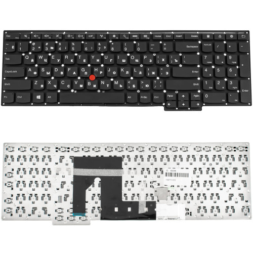 Клавіатура для ноутбука LENOVO (ThinkPad: S531, S540) rus, black, без фрейма