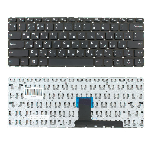 Клавиатура для ноутбука LENOVO (IdeaPad V310-14 series) rus, black, без фрейма