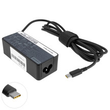 Оригінальний блок живлення для ноутбука LENOVO TYPE-C 45W, Black, RECTANGULAR