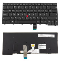 Клавіатура для ноутбука LENOVO (ThinkPad Edge: T431S, T440, T440P, T440S) rus, black