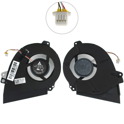 Оригінальний вентилятор для ноутбука ASUS GX501VI (CPU FAN), GX501VIK, GX501VSK series (13NB0GU0P06011) (Кулер)