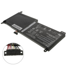 Оригінальна батарея для ноутбука ASUS C21N1313 (Transformer Book Trio TX201, TX201LA series) 7.54V 4300mAh 33Wh Black (0B200-00600000)