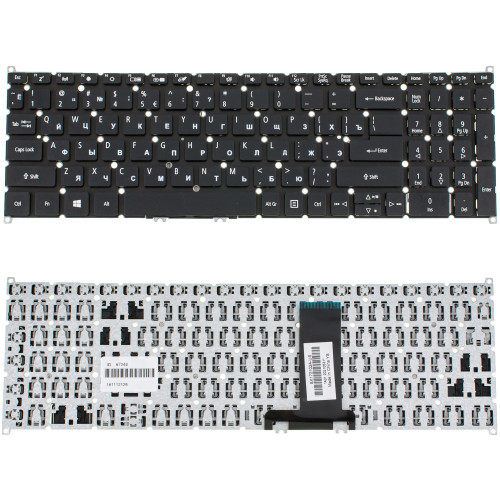 Клавиатура для ноутбука ACER (AS: SP515-51) rus, black, без фрейма