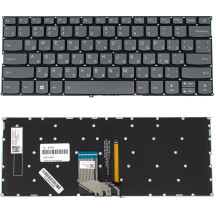 Клавиатура для ноутбука LENOVO (IdeaPad 320S-13IKB series) rus, black, без фрейма, подсветка клавиш