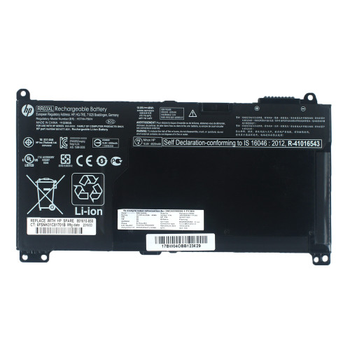 Оригинальная батарея для ноутбука HP RR03XL (ProBook 430 G4, 440 G4, 450 G4, 470 G4 series) 11.4V 4210mAh 48Wh black