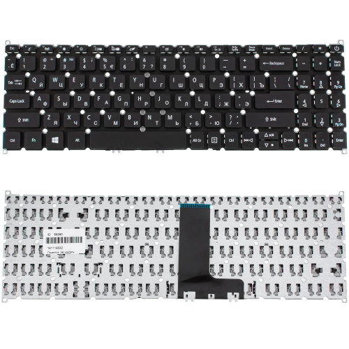 Клавіатура для ноутбука ACER (SW: SF315-51) rus, black, без фрейма
