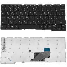 Клавіатура для ноутбука LENOVO (Yoga: 300-11IBY, 300-11IBR), rus, black, без фрейма