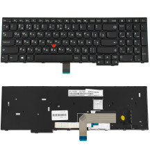 Клавиатура для ноутбука LENOVO (ThinkPad: E550, E555) rus, black (ОРИГИНАЛ)