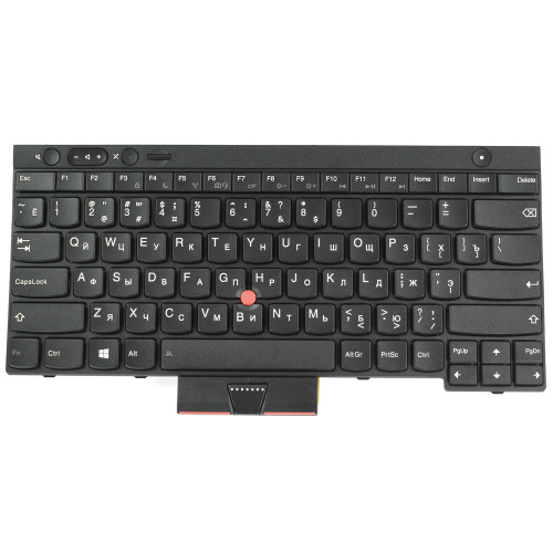 Клавиатура для ноутбука LENOVO (Thinkpad: T430, T430i, T430S, T530, T530I, X230, X230i, X230S) rus, black (ОРИГИНАЛ)