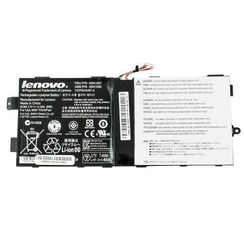 Оригінальна батарея для ноутбука LENOVO 45N1097 (ThinkPad Tablet 2) 3.7V 8120mAh 30Wh Black